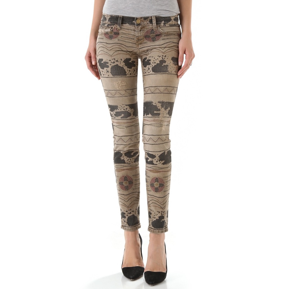 Current/Elliott Print Ankle Skinny-28